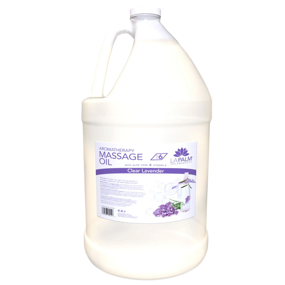 LAPALM | MASSAGE OIL | CLEAR LAVENDER (1GAL)