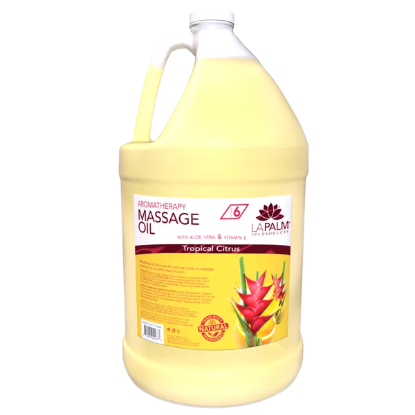 LAPALM | MASSAGE OIL | TROPICAL CITRUS (1GAL)