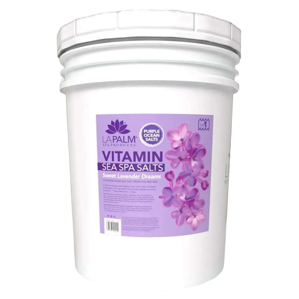 LAPALM | SEA SPA SALT | LAVENDER (5GAL)