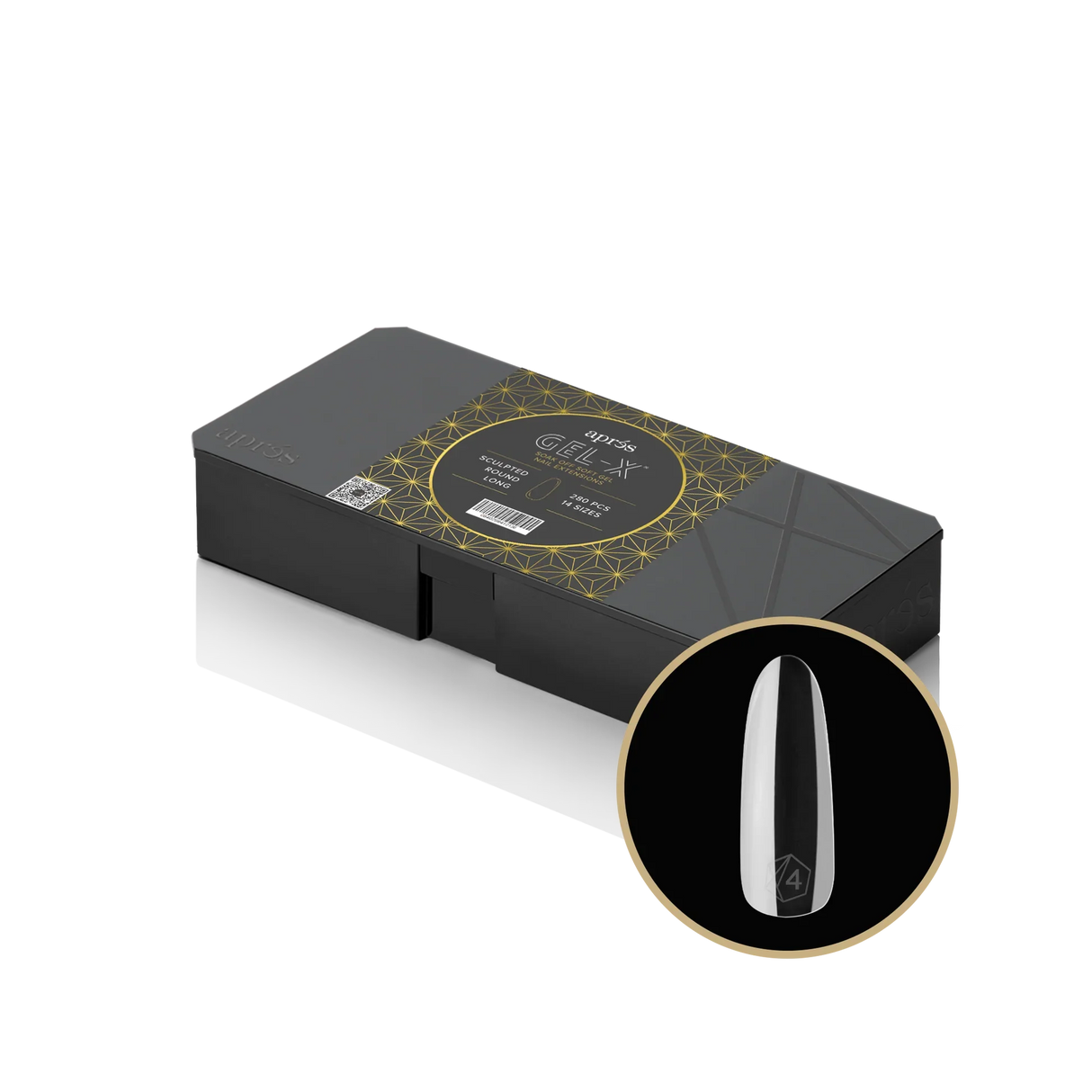 APRES - GEL X SCULPTED ROUND TIPS - 600 PCS