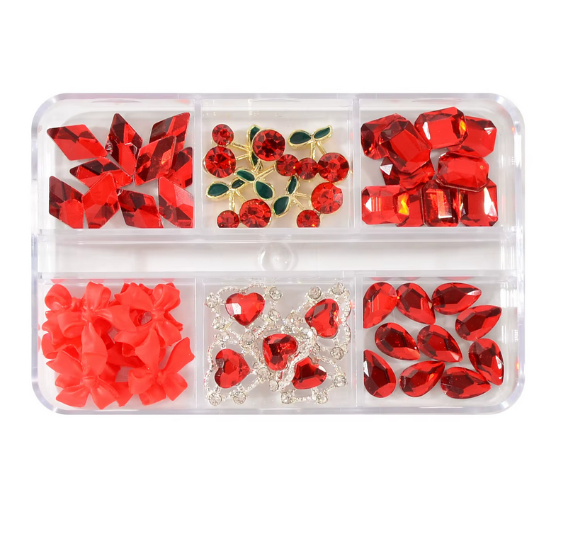 NAIL CHARM | 6 GRID MIXED