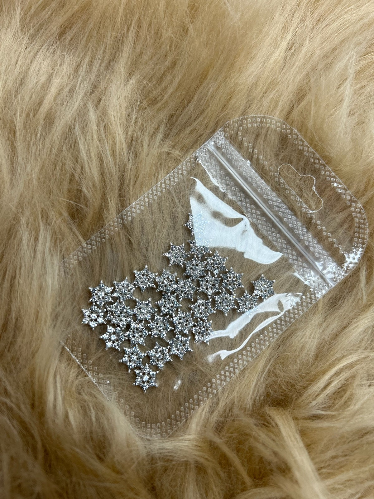 XMAS NAIL CHARM | SILVER SNOW FLAKE NAIL CHARM