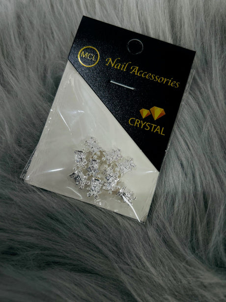 XMAS NAIL CHARM | SILVER  BELL