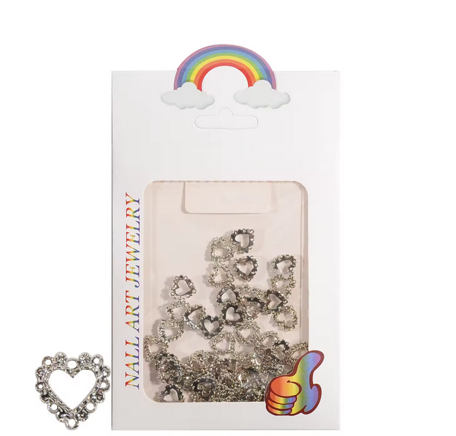 VALENTINE NAIL CHARM | METAL HEART