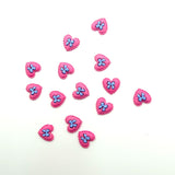 VALENTINE NAIL CHARM | HEART w BOW INSIDE