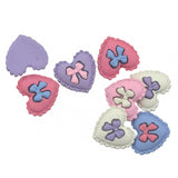 VALENTINE NAIL CHARM | HEART w BOW INSIDE