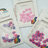 VALENTINE NAIL CHARM | HEART w BOW INSIDE