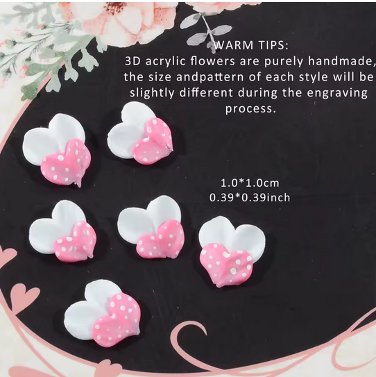 VALENTINE NAIL CHARM | 3D HANDMADE ACRYLIC