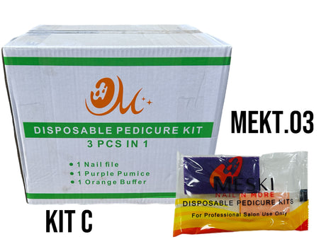 MESKI | PEDICURE KIT - CASE OF 200PCS