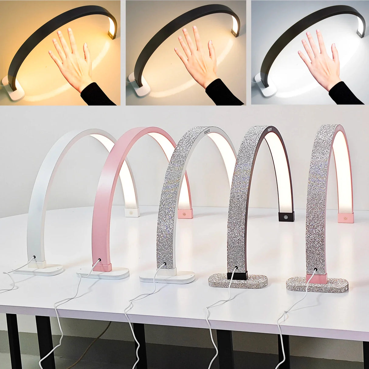 TABLE LAMP | HALF MOON LED NAIL LAMP