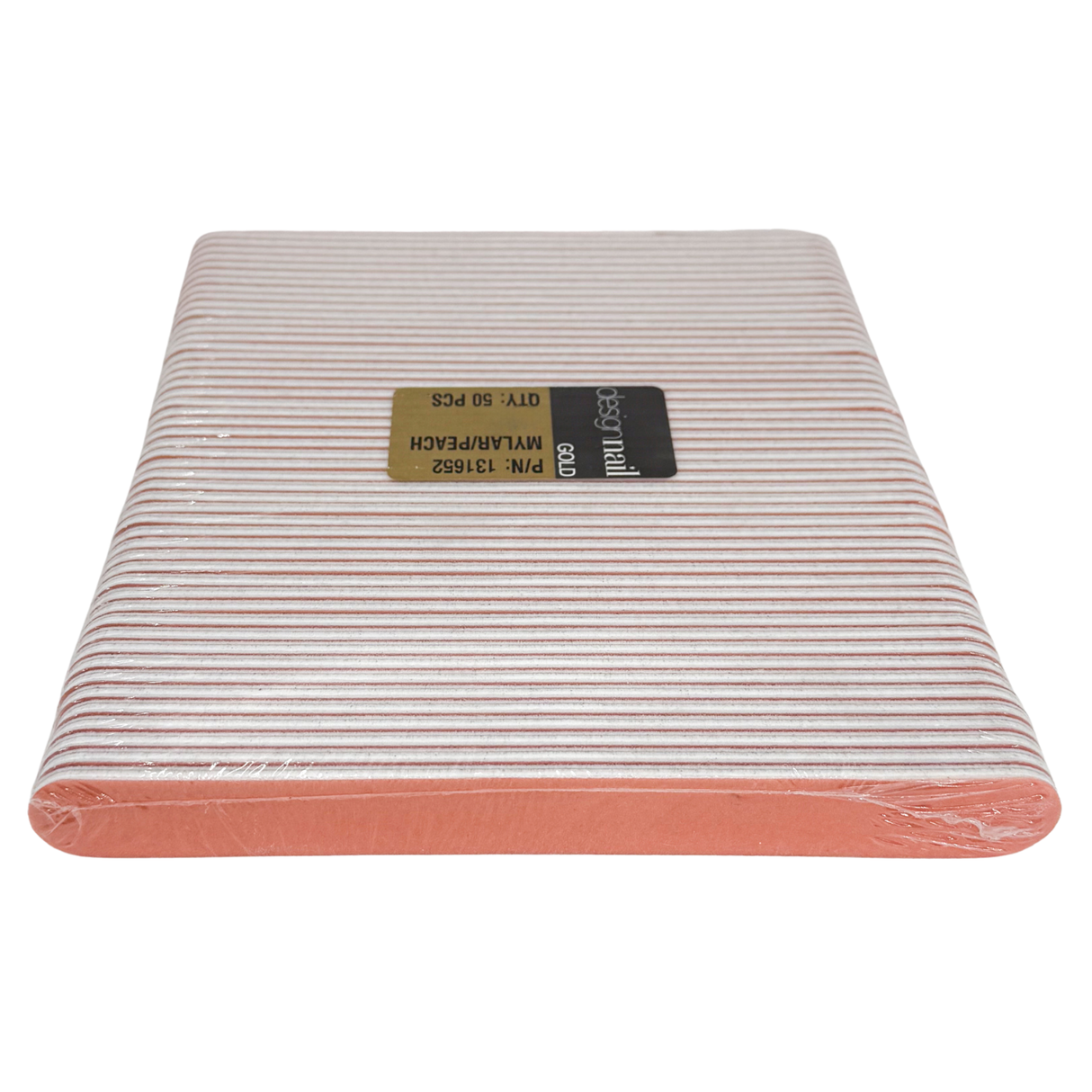 Design Nail | 131652 - Standard Nail File - Mylar/Peach 80/180