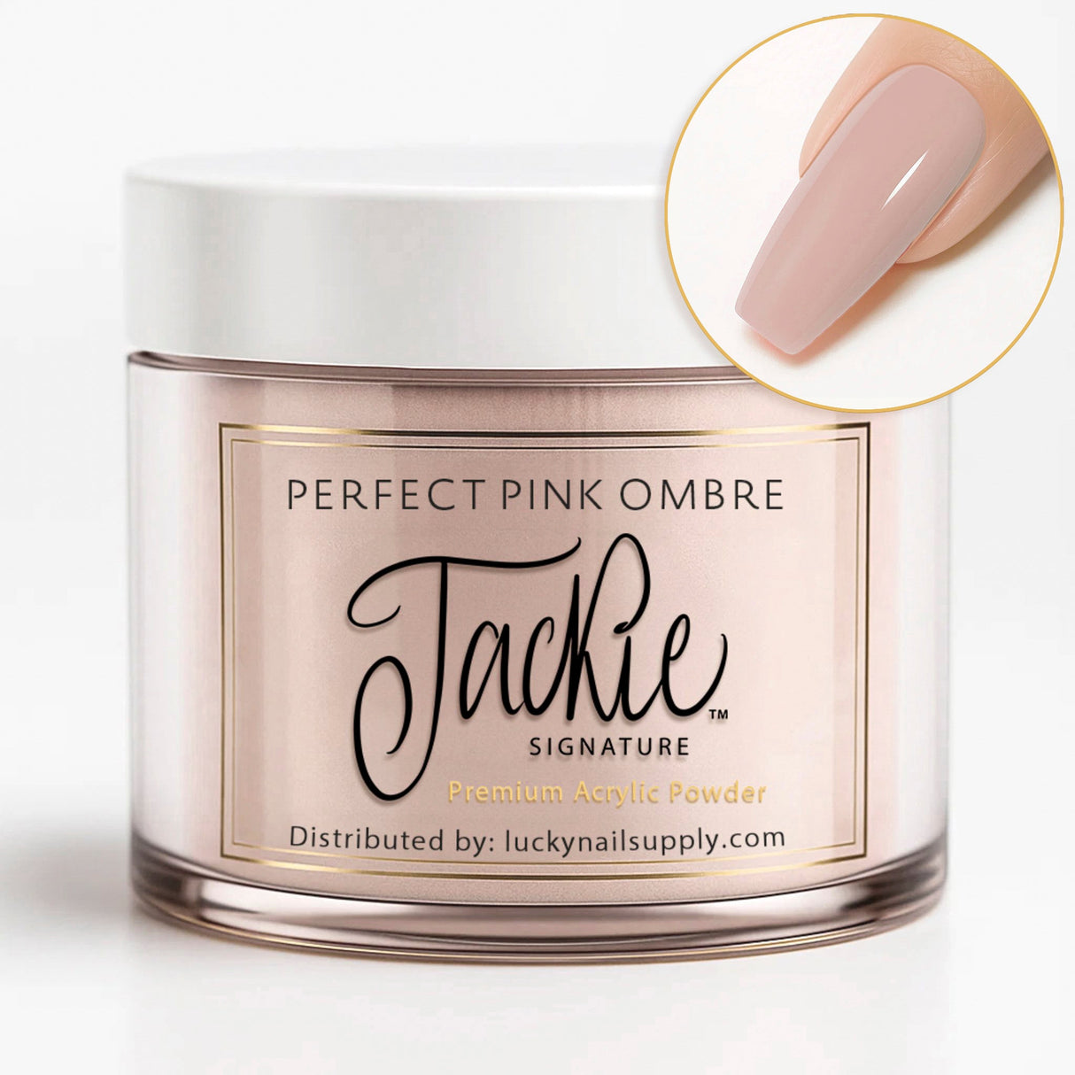 JACKIE SIGNATURE | OMBRE POWDER COLLECTION  - #1 PERFECT PINK OMBRE