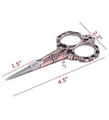 SCISSOR EMBOSSED | STAINLESS STEEL - 4.6"