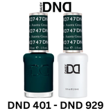 DND | DUO LACQUER & GEL |  DND401 - DND929