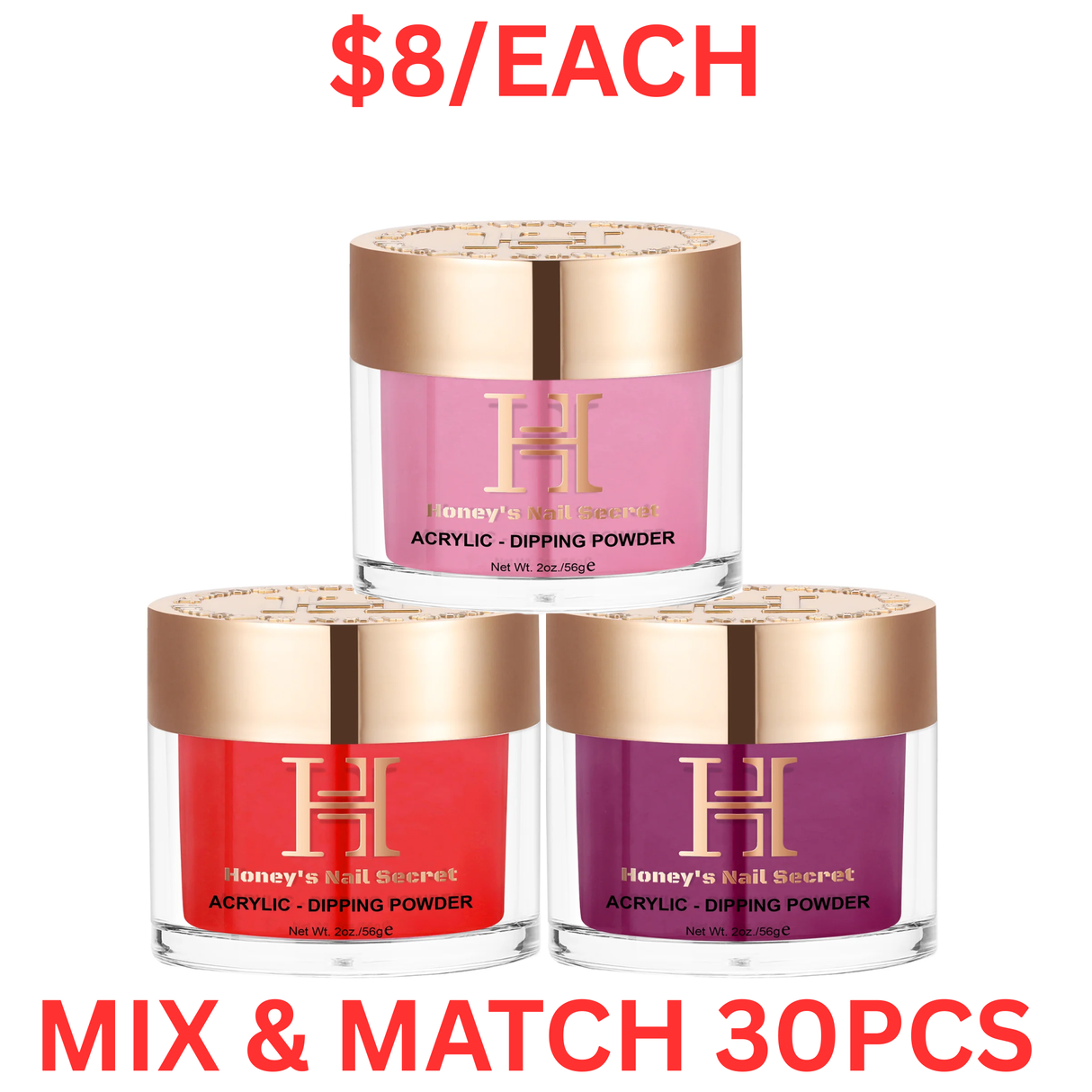 HONEY PHAN | ACRYLIC & DIP POWDER | HP001 - HP320