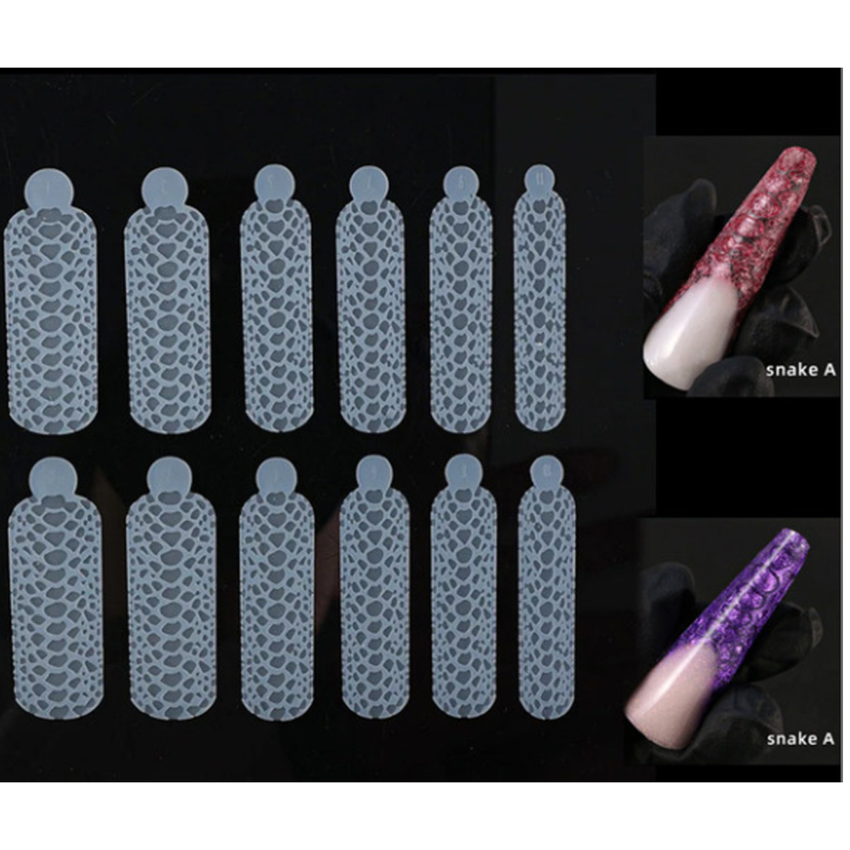 NAIL ART TOOL | 3D SILICON MOLD SLICES TOOLS