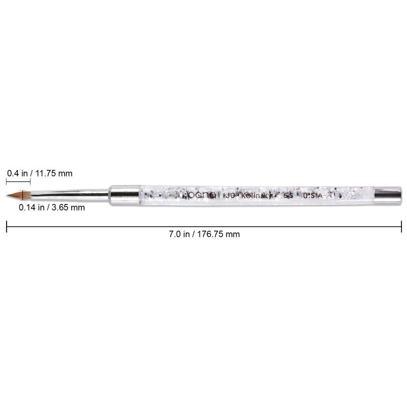 PANA | SILVER GLITTER 3D BRUSH