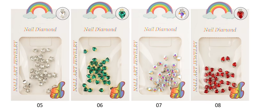 NAIL CHARM | HEART ZIRCON