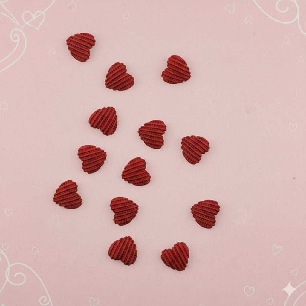 VALENTINE CHARM | HEART CLAM SHELL