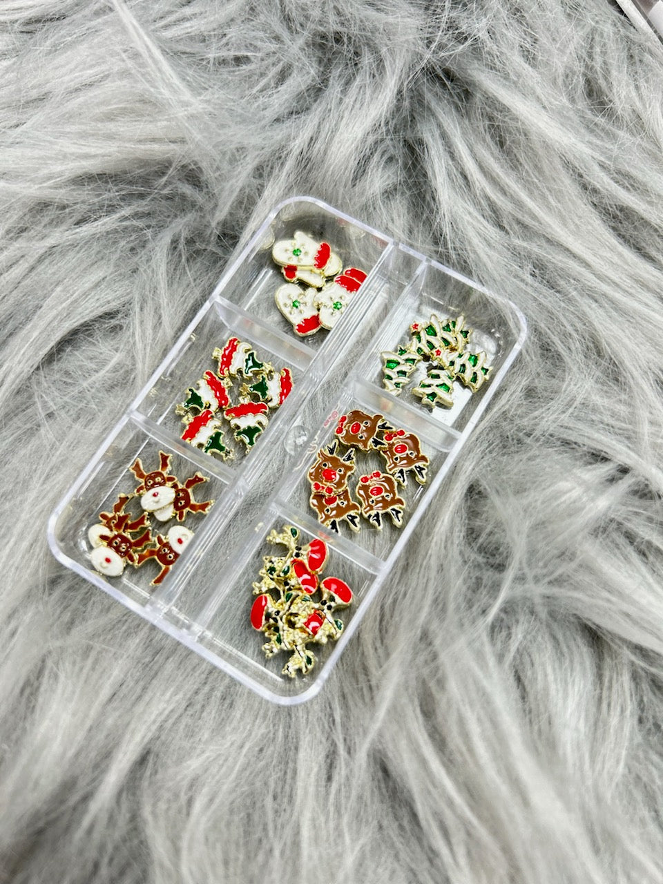 CHRISTMAS NAIL CHARM MIX BOX 02| 6 STYLES