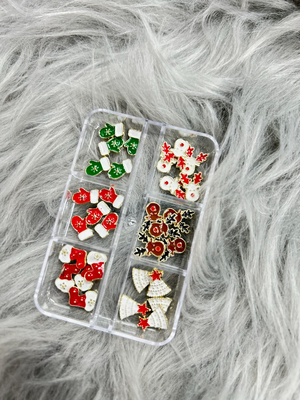 CHRISTMAS NAIL CHARM MIX BOX 04| 6 STYLES