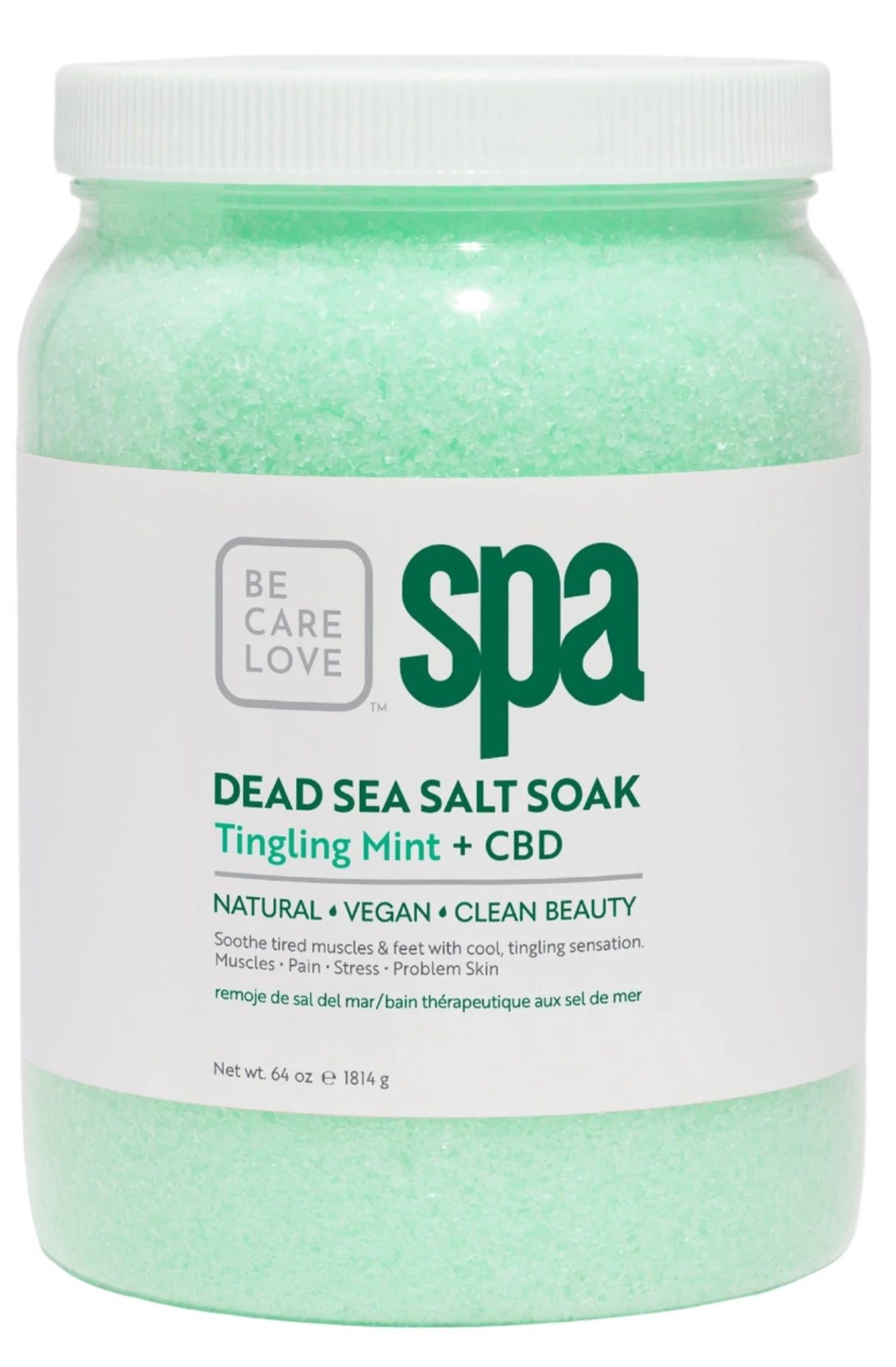 BCL SPA | SEA SALT SOAK | TINGLING MINT + CBD