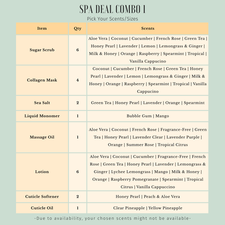 SPA DEAL COMBO 1