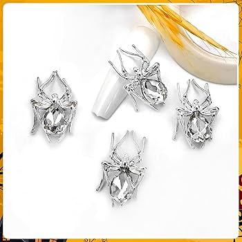 NAIL CHARM | DIAMOND SPIDER - BAG OF 10