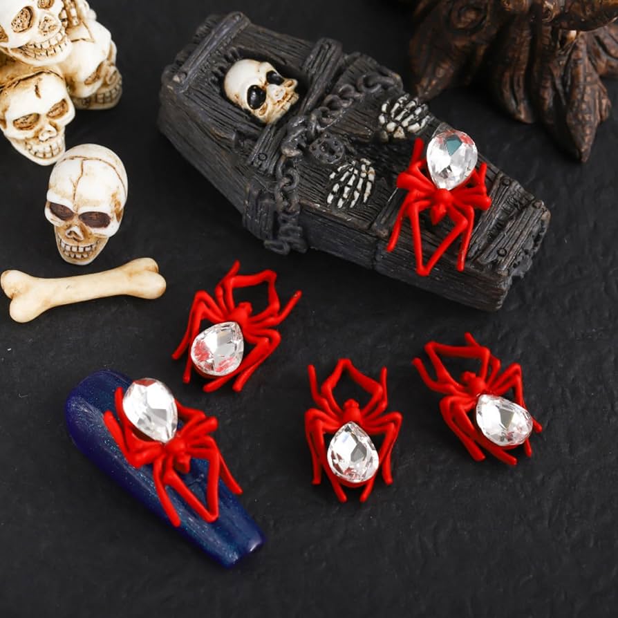 NAIL CHARM | DIAMOND SPIDER - BAG OF 10