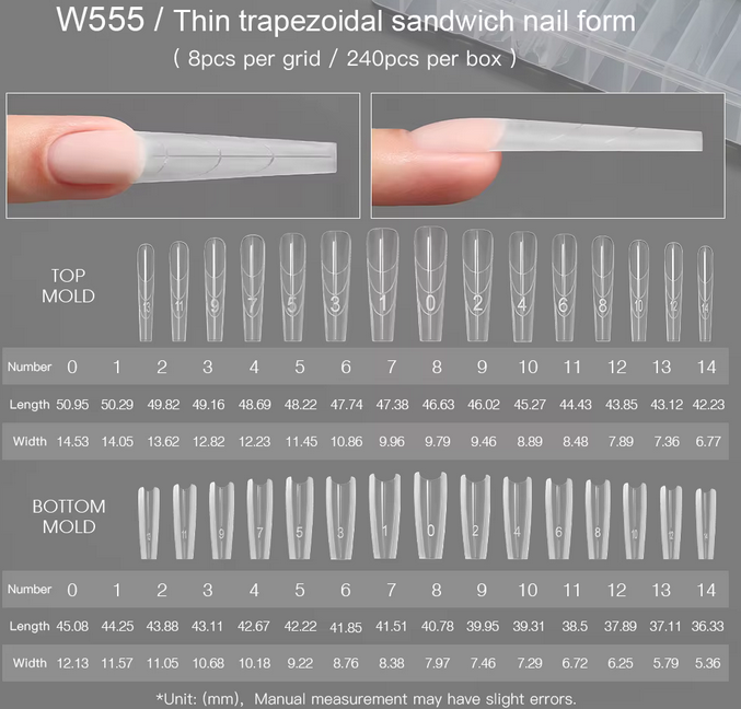 DUAL FORM | SANDWICH NAIL EXTENTION