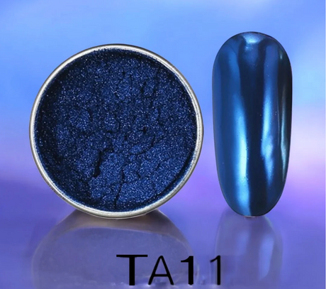 CHROME NAIL ART - DARK BLUE (TA11)