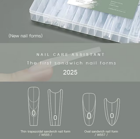 DUAL FORM | SANDWICH NAIL EXTENTION