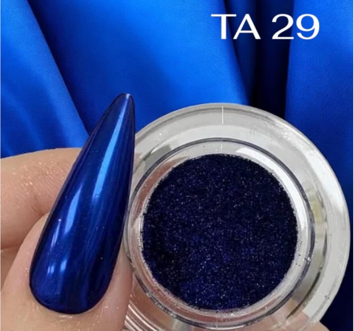 CHROME NAIL ART - NAVY BLUE (TA29)