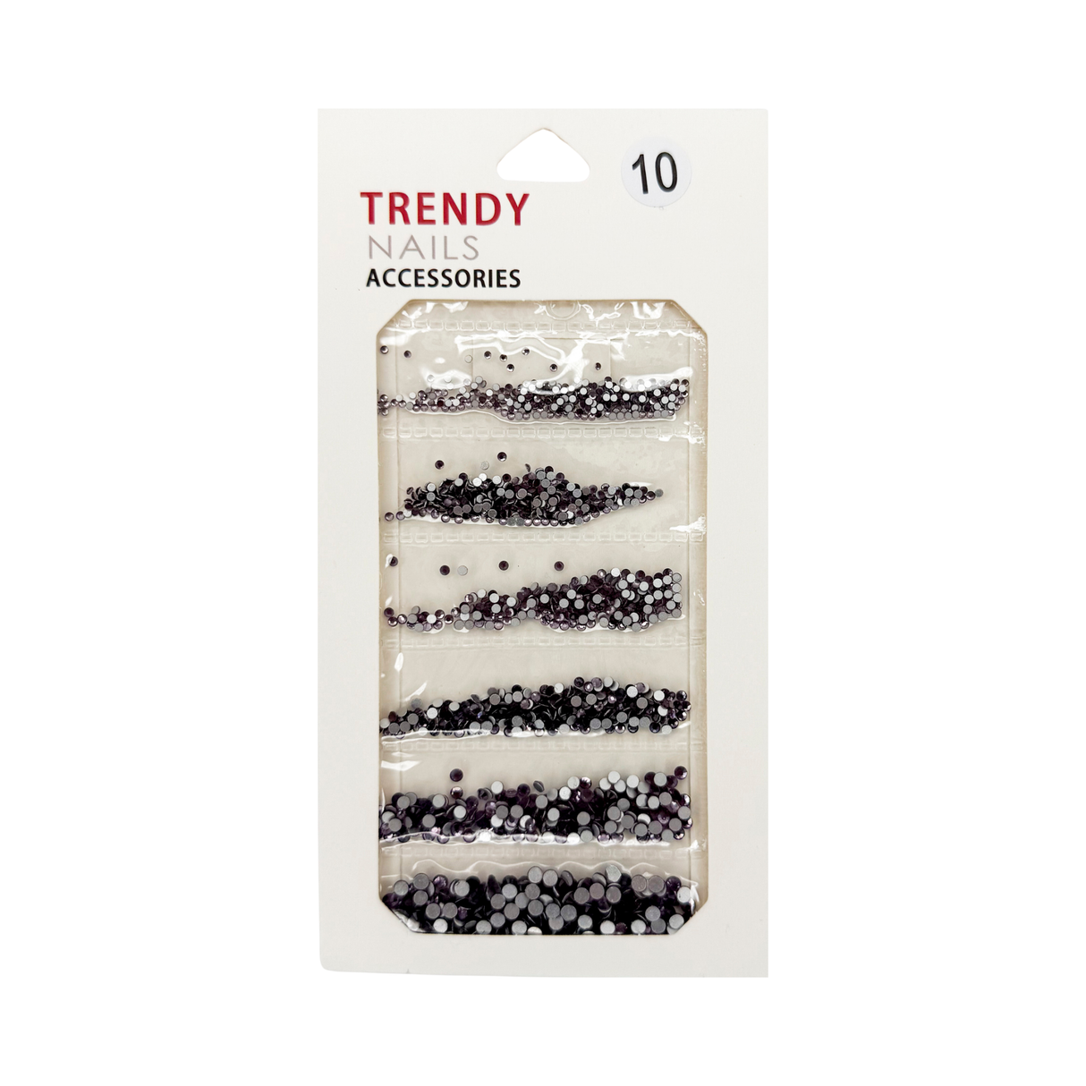 TRENDY RHINESTONE MIX BAG # 10 - 6 SIZE