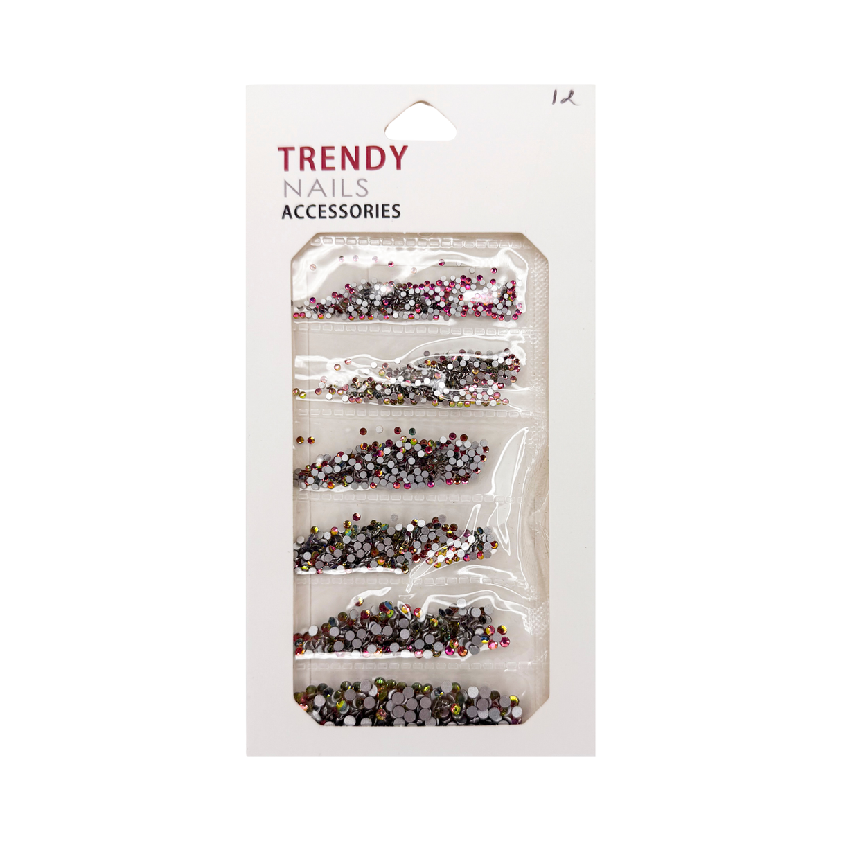 TRENDY RHINESTONE MIX BAG # 12 - 6 SIZE