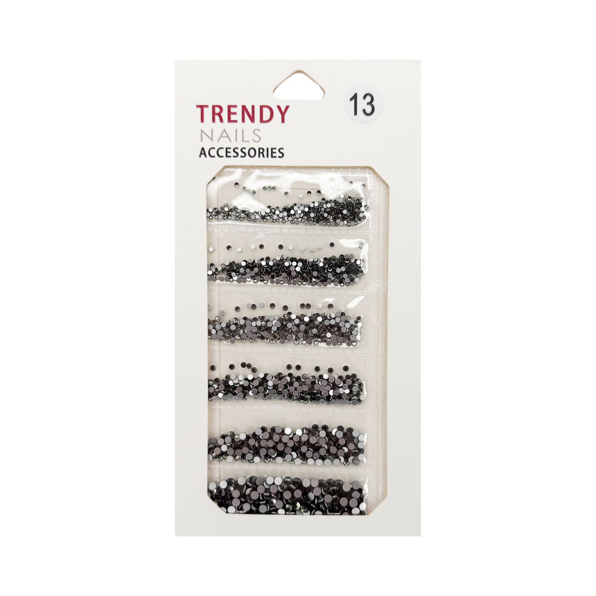 TRENDY RHINESTONE MIX BAG # 13 - 6 SIZE