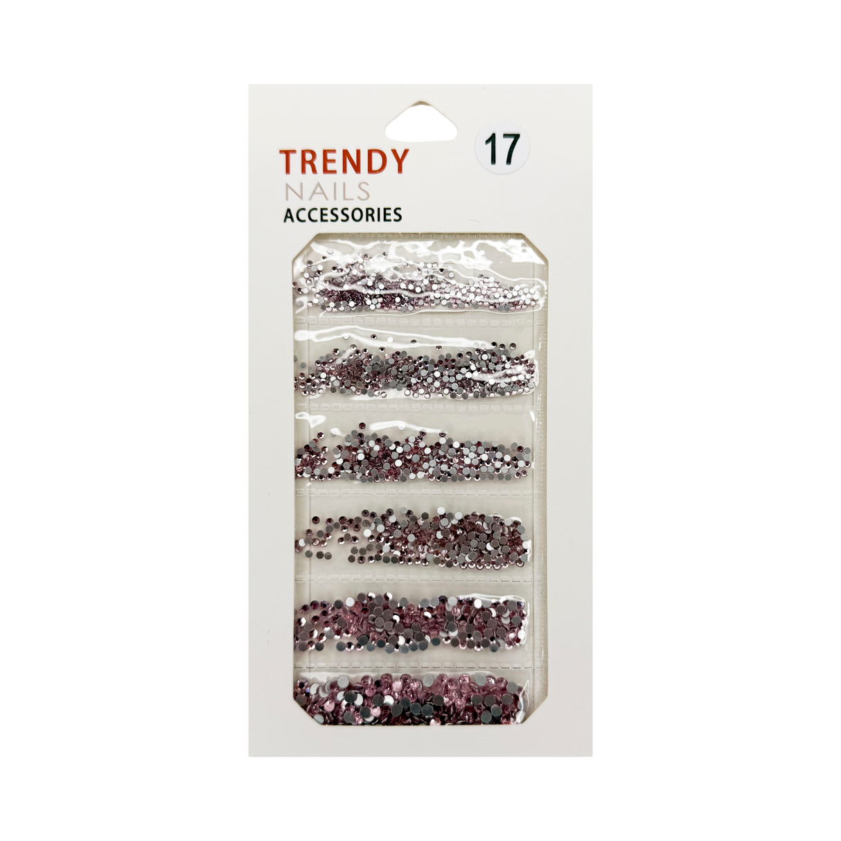 TRENDY RHINESTONE MIX BAG # 17 - 6 SIZE
