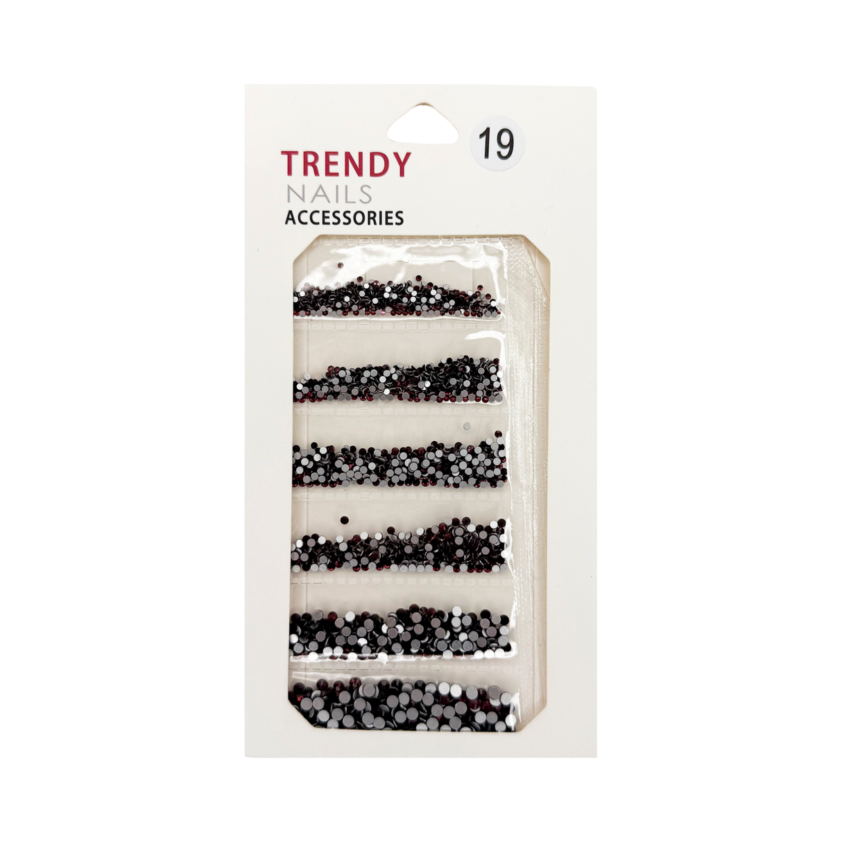 TRENDY RHINESTONE MIX BAG # 19 - 6 SIZE