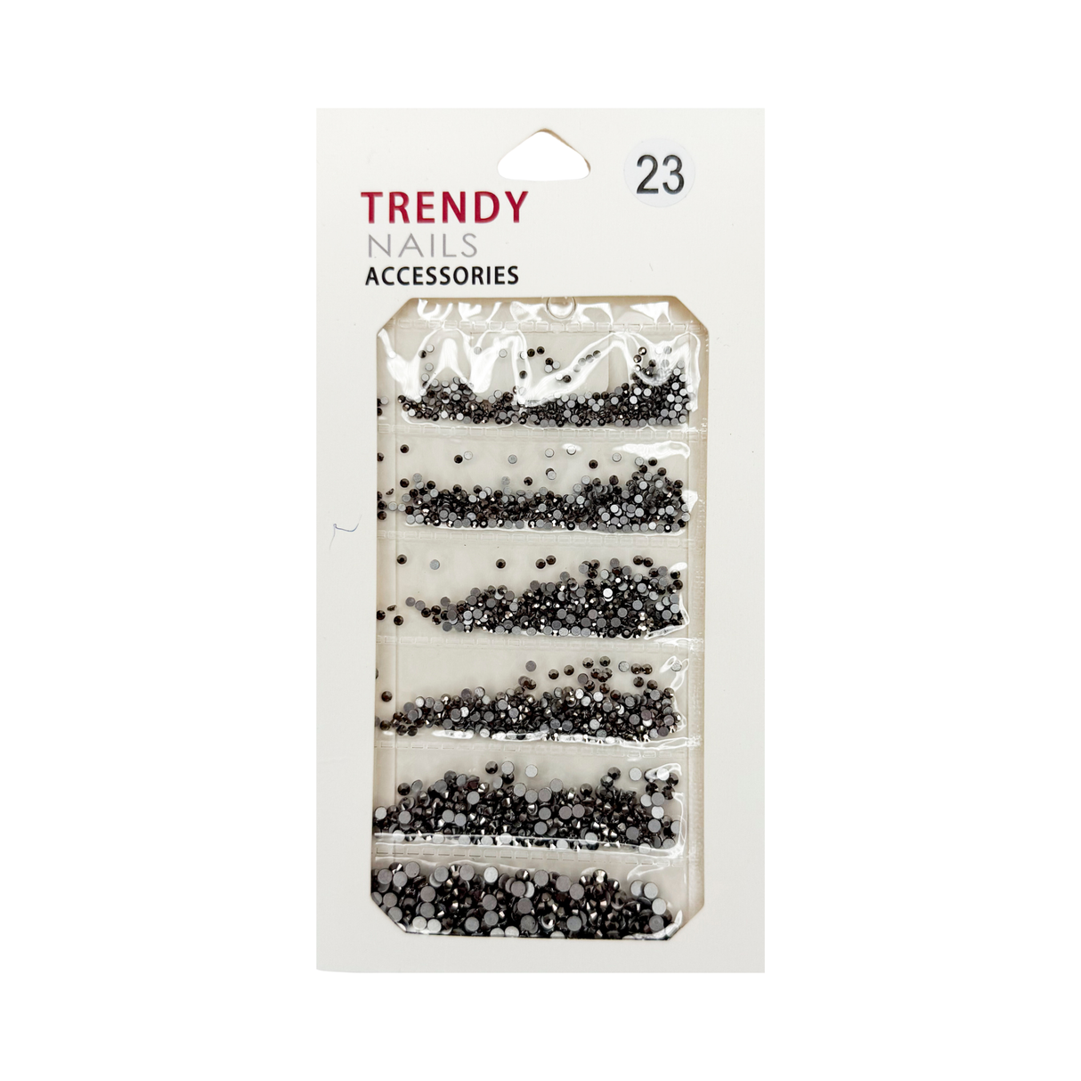 TRENDY RHINESTONE MIX BAG # 23 - 6 SIZE