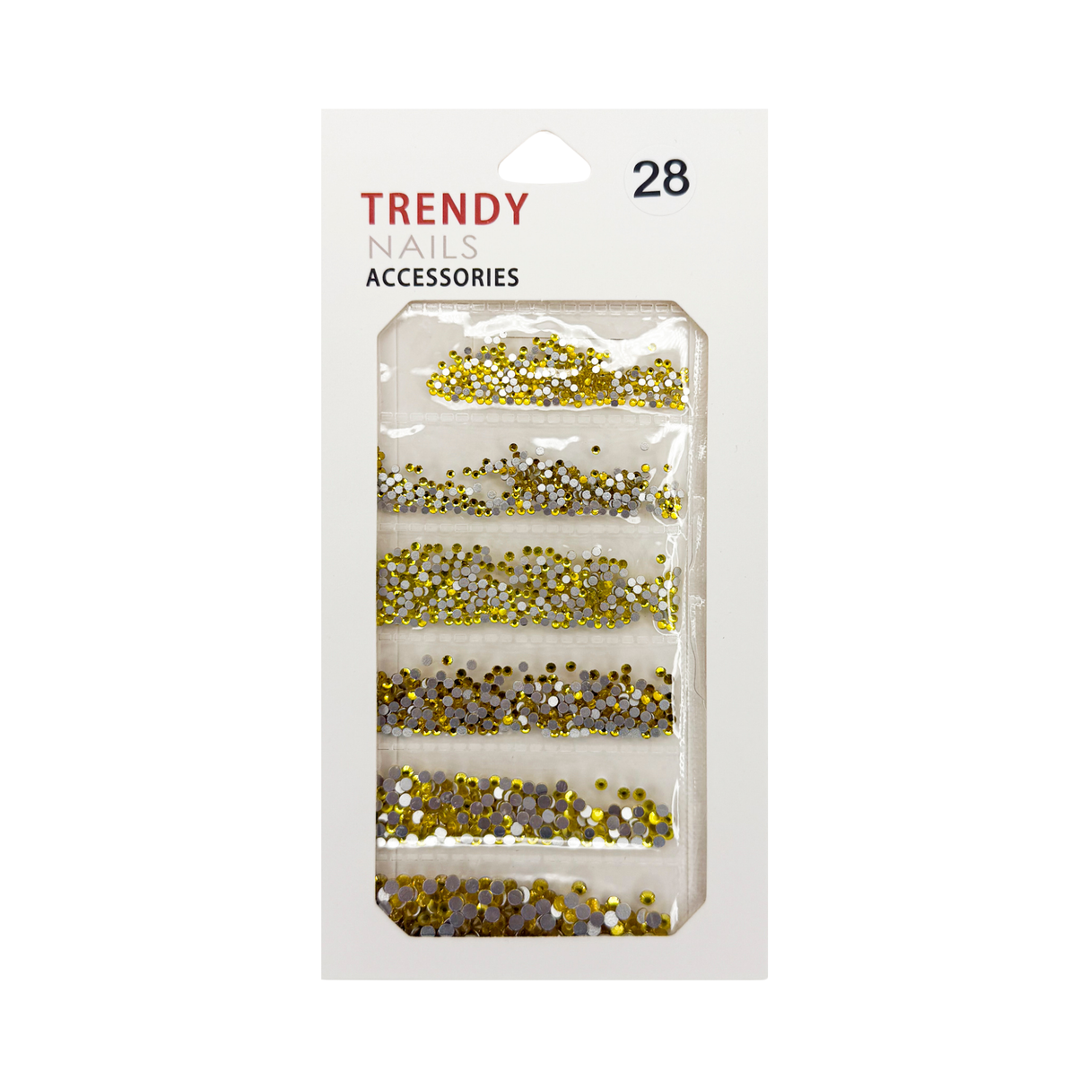 TRENDY RHINESTONE MIX BAG # 28 - 6 SIZE