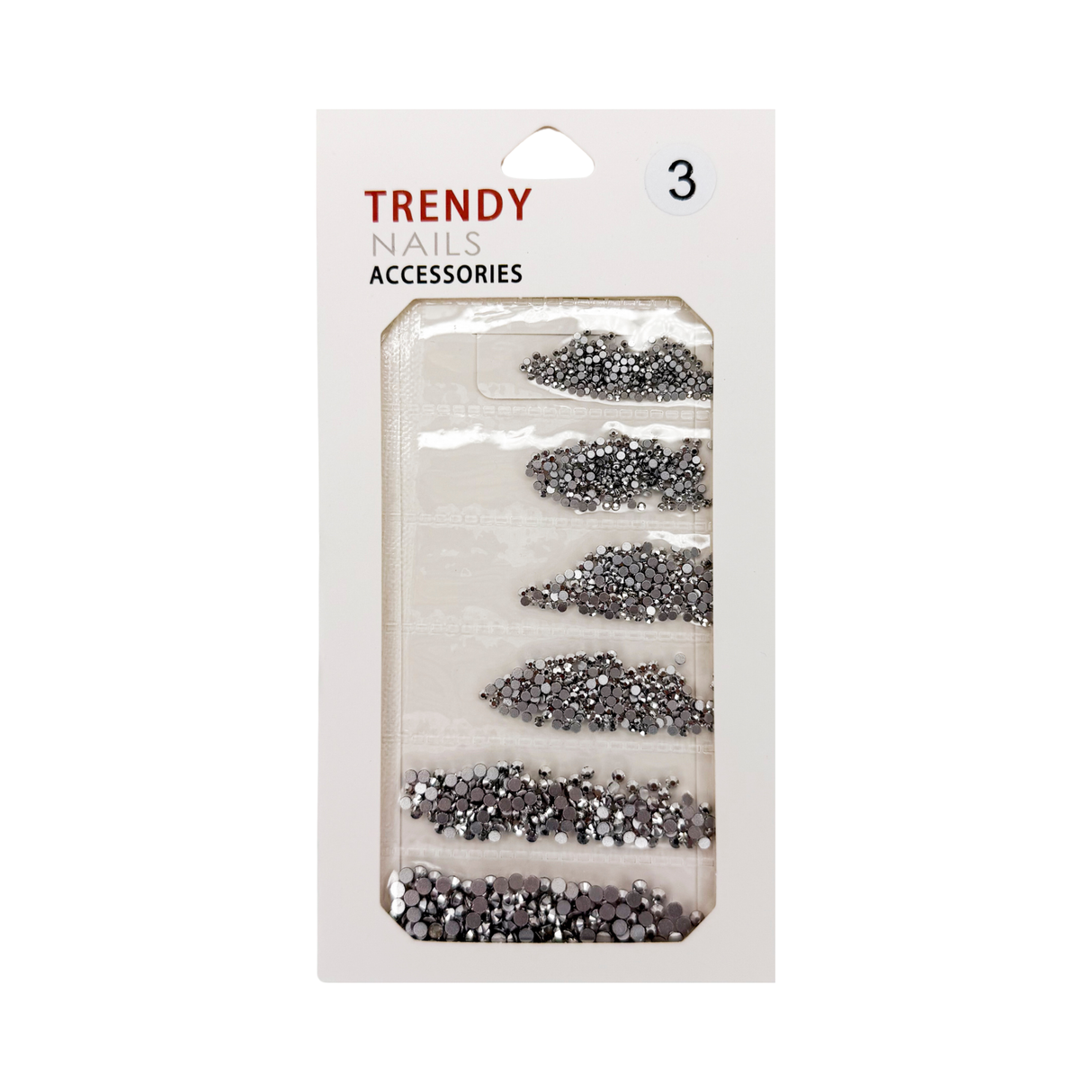 TRENDY RHINESTONE MIX BAG # 03 - 6 SIZE
