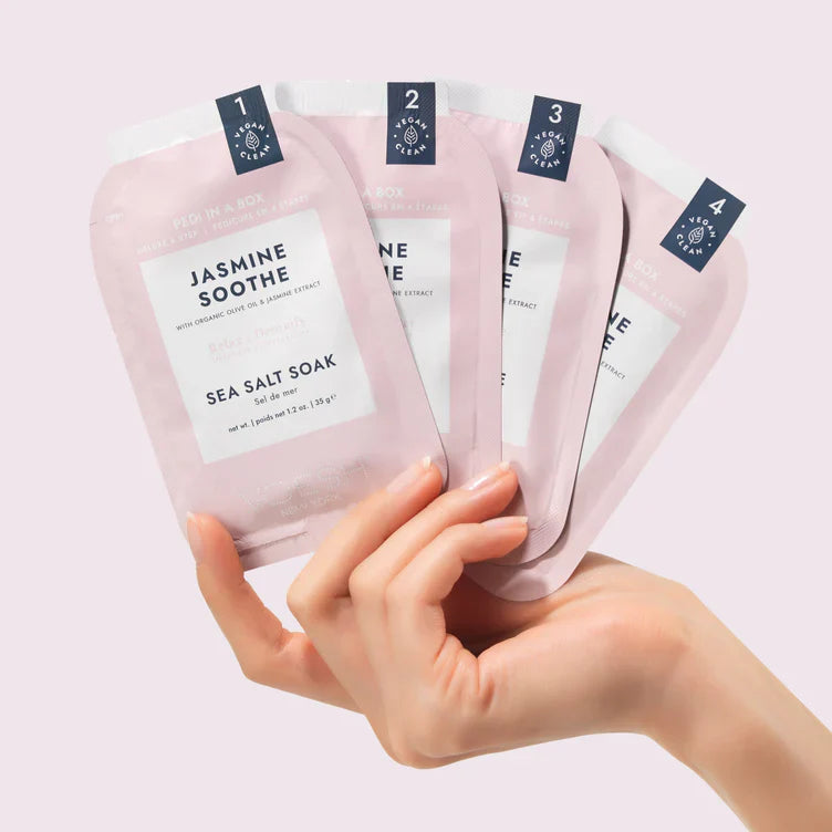 VOESH | PEDI IN A BOX | 4 STEP - JASMINE SOOTHE