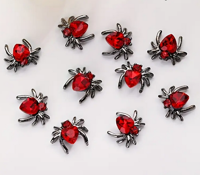 NAIL CHARM | HEART SPIDER MINI (20pcs)