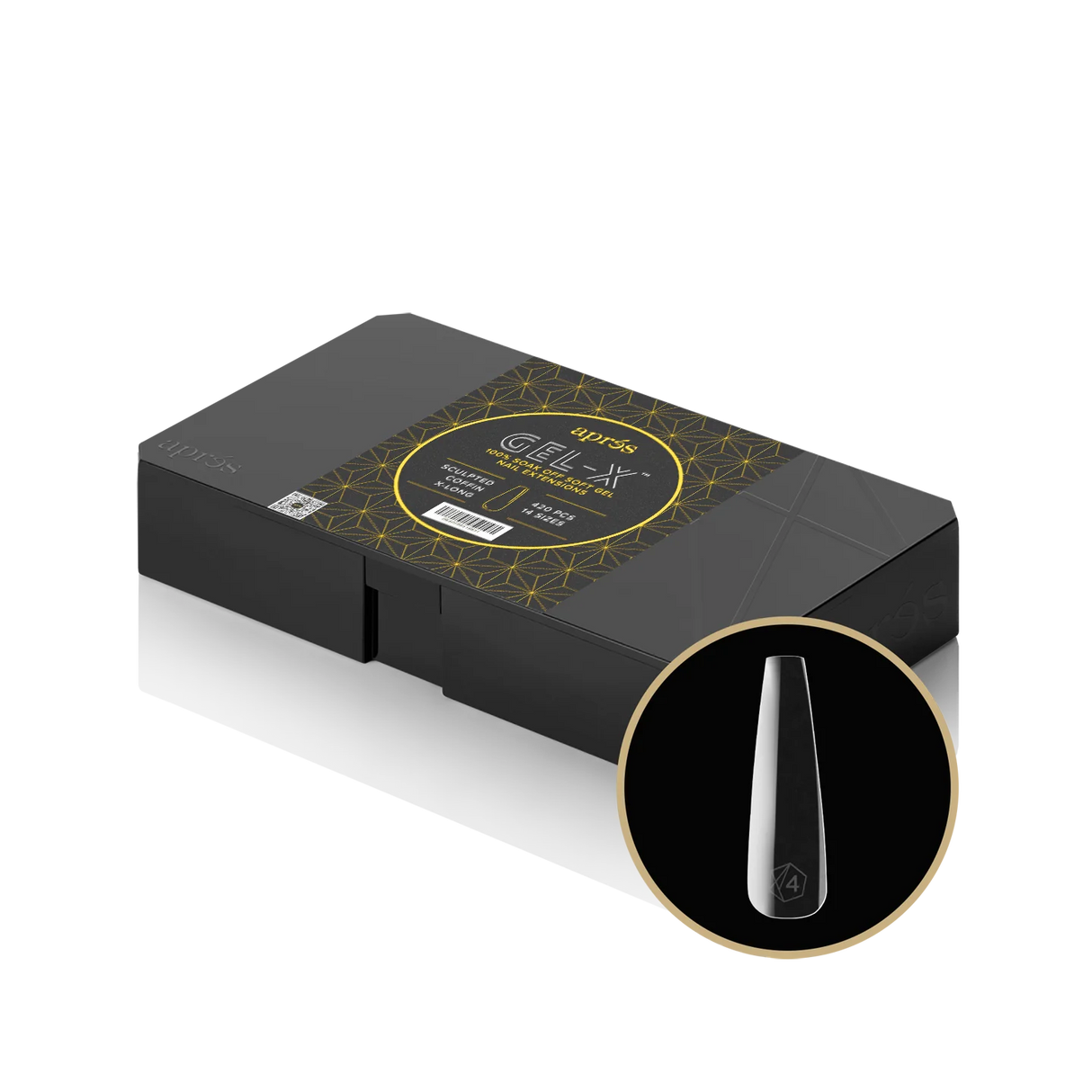 APRES - GEL X SCULPTED COFFIN TIPS - 600 PCS