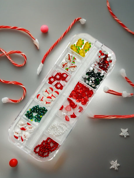 XMAS NAIL CHARM | RESIN ORNAMENTS - 12 STYLES
