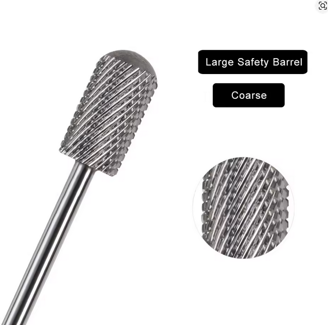 BARREL SMOOTH TOP NAIL BIT | LARGE | 6.6mm