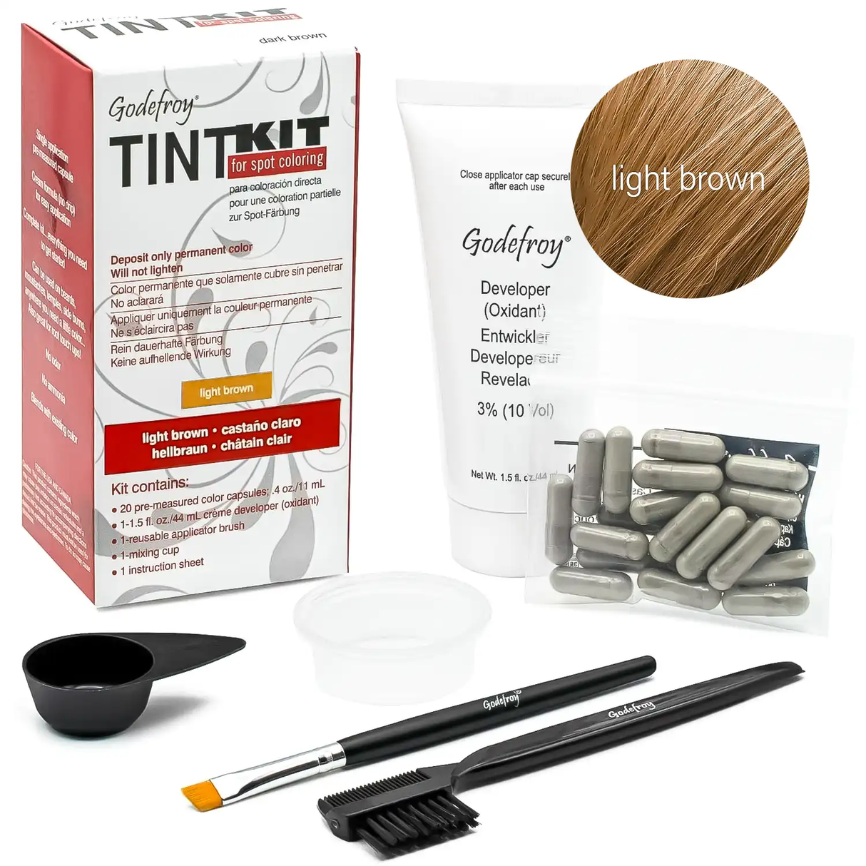 GODEFROY TINT KIT - LIGHT BROWN