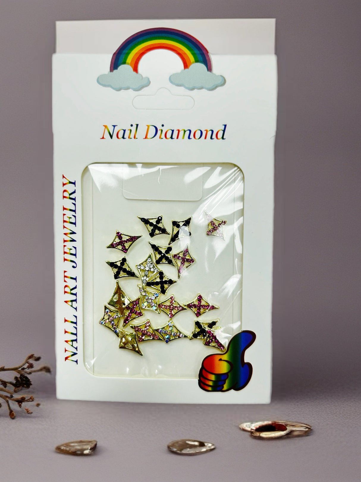 NAIL CHARM | SHIELD CROSS