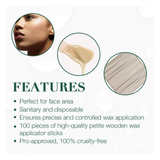 CLEAN + EASY | SMALL WOOD APPLICATOR - 100ct