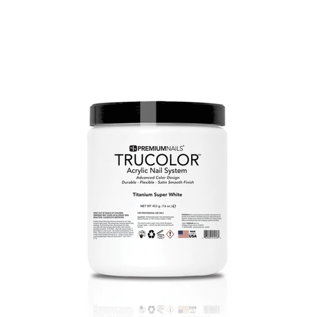 TRUCOLOR | ACRYLIC POWDER - TITANIUM SUPER WHITE